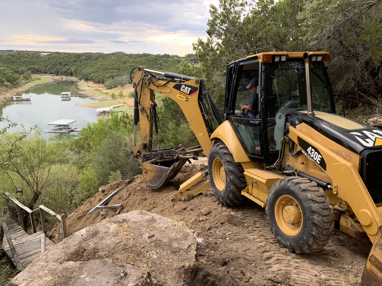 Large excavation projects all throughout central Texas